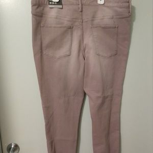High rise skinny jeans